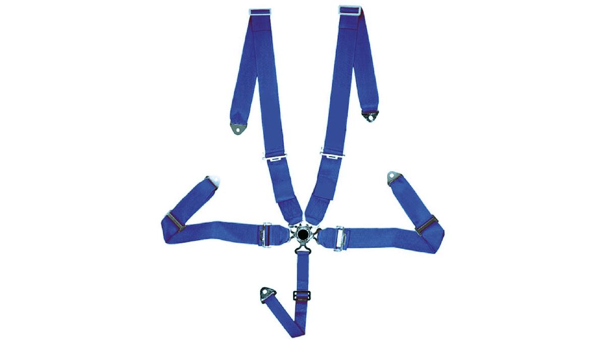 Harnais+5+points+avec+ouverture+rapide+couleur+bleu